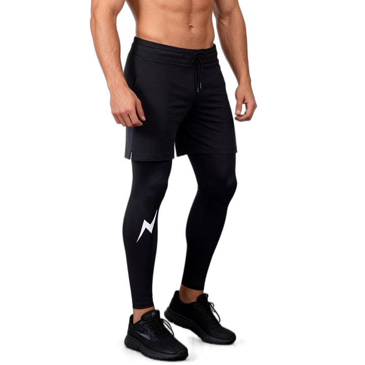Men's PowerFlex 2-in-1 Compression Training Shorts