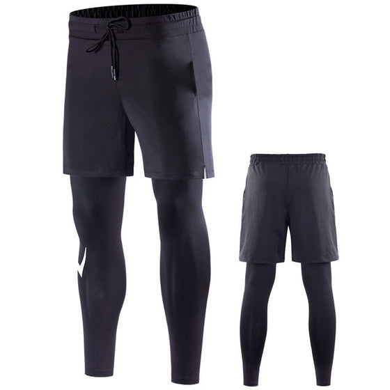 Men's PowerFlex 2-in-1 Compression Training Shorts