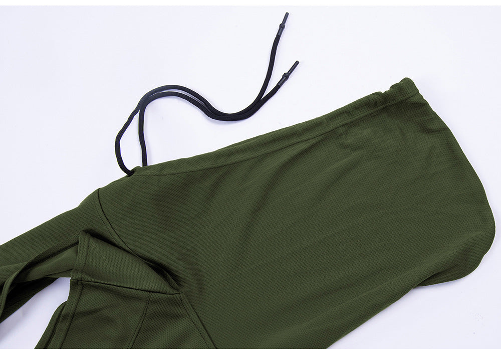 Men’s Muscle Fit Training Hoodie Tank-thumbmail-13