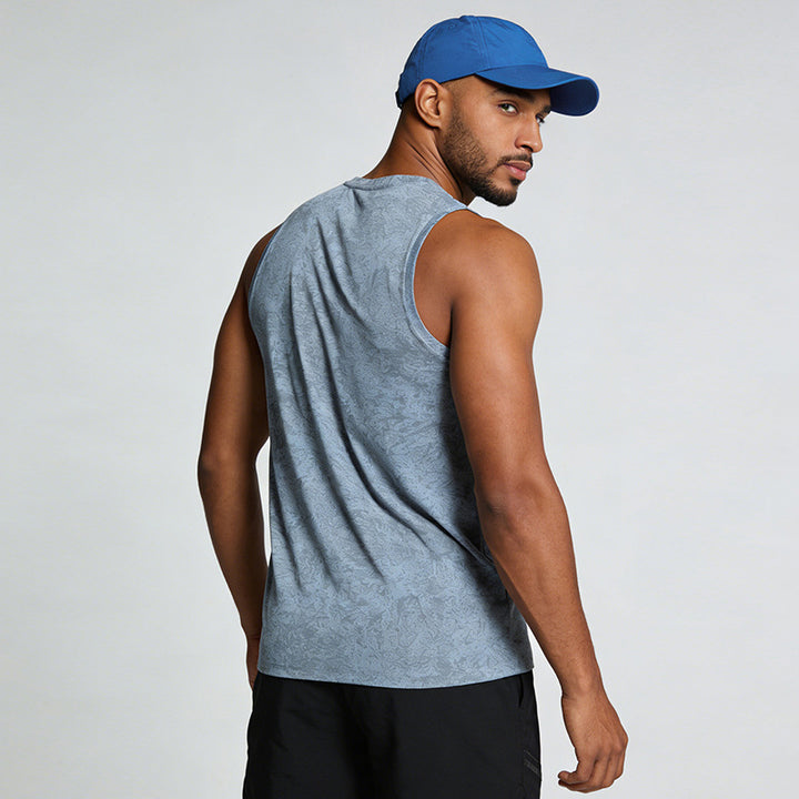 Men’s Printed Quick-Dry Training Tank