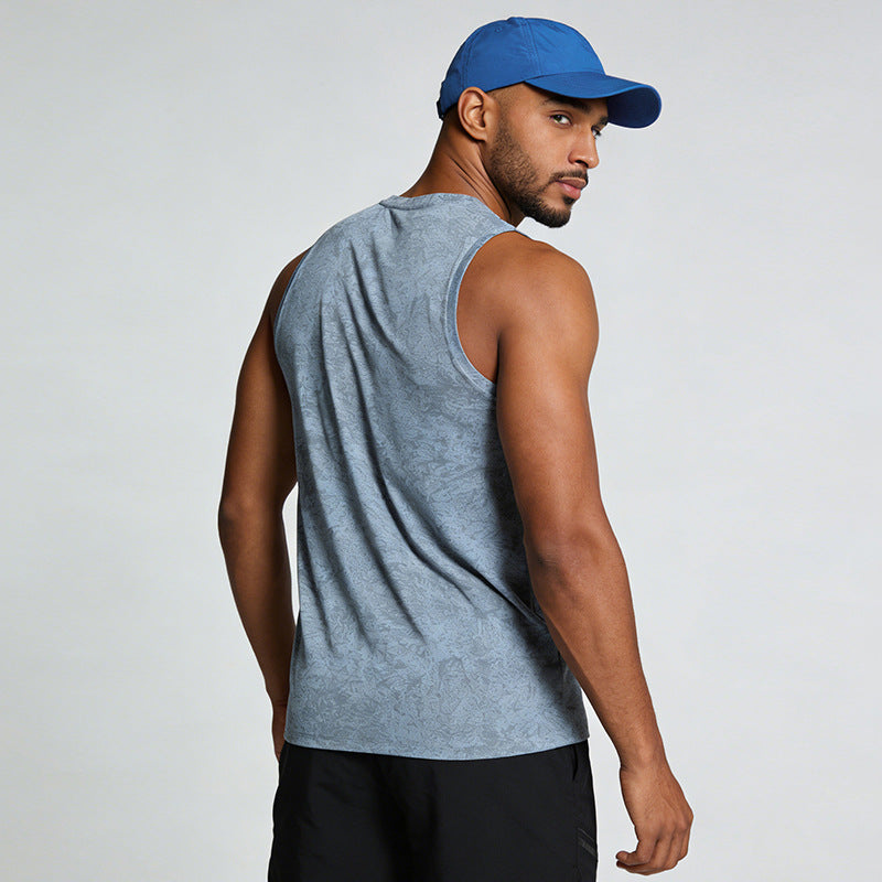Men’s Printed Quick-Dry Training Tank-thumbmail-5