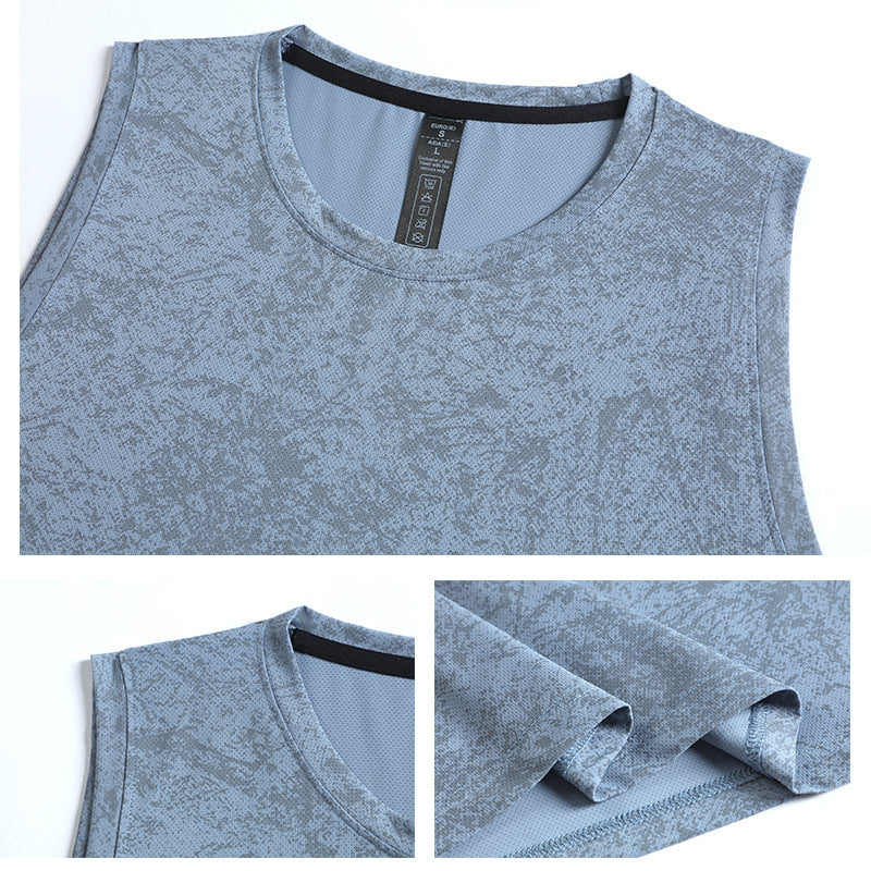 Men’s Printed Quick-Dry Training Tank-thumbmail-6