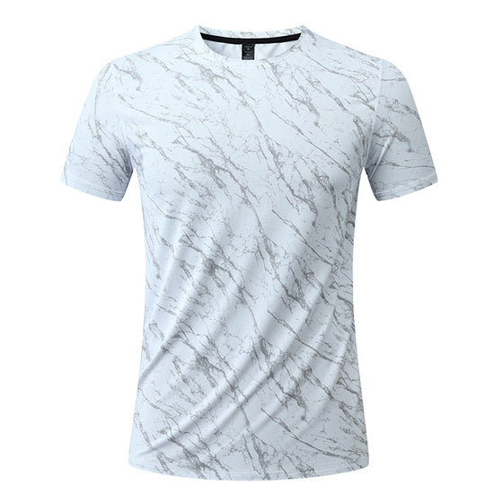 Men's Weave Print Performance Quick Dry Tee