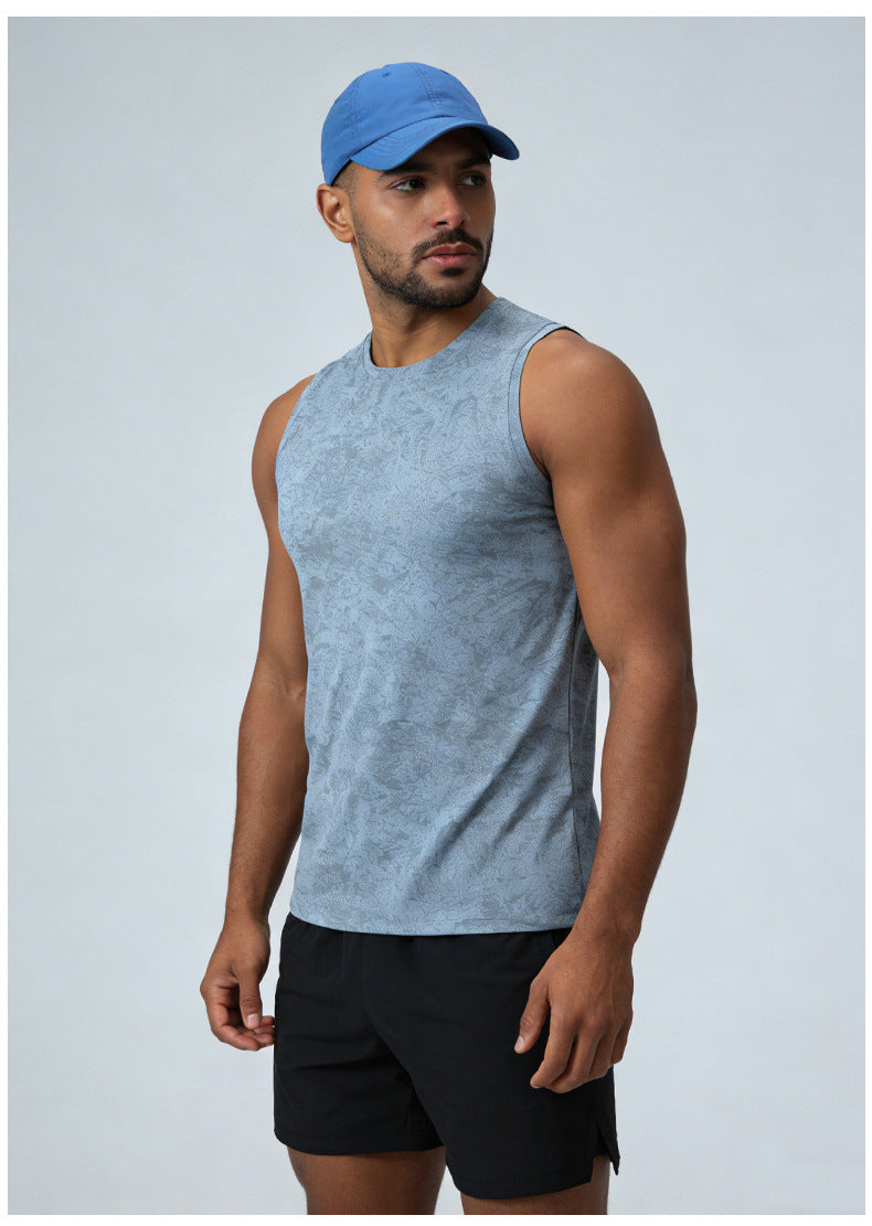 Men’s Printed Quick-Dry Training Tank-thumbmail-14