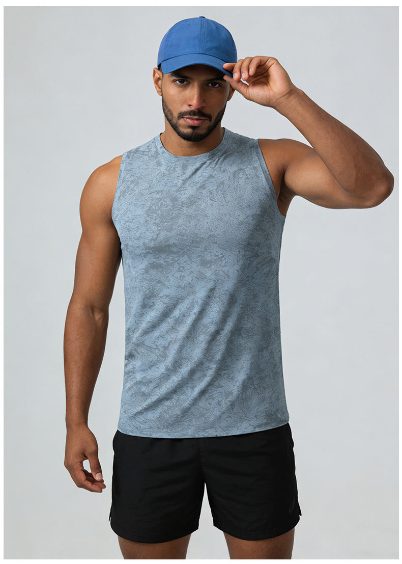 Men’s Printed Quick-Dry Training Tank-thumbmail-15