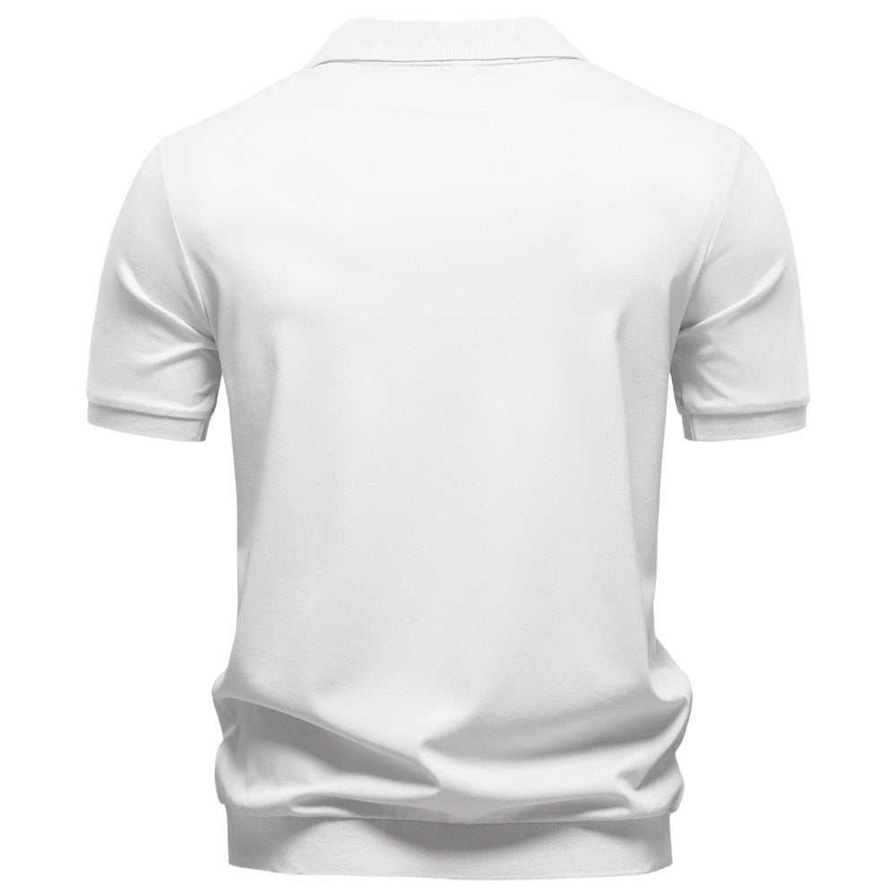 Polo premium de corte drapeado para hombre-thumbmail-10