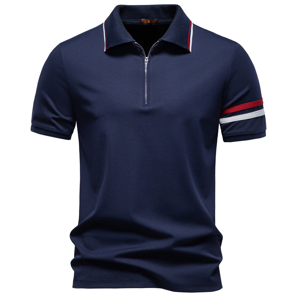 Polo urbano de rendimiento con cremallera para hombre-thumbmail-7