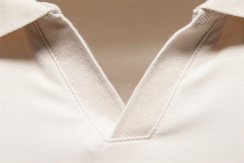 Polo premium de corte drapeado para hombre-thumbmail-5