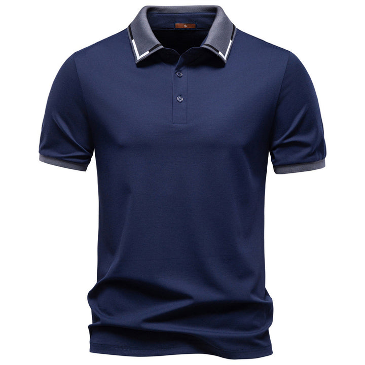 Men’s Classic Contrast Collar Polo Shirt