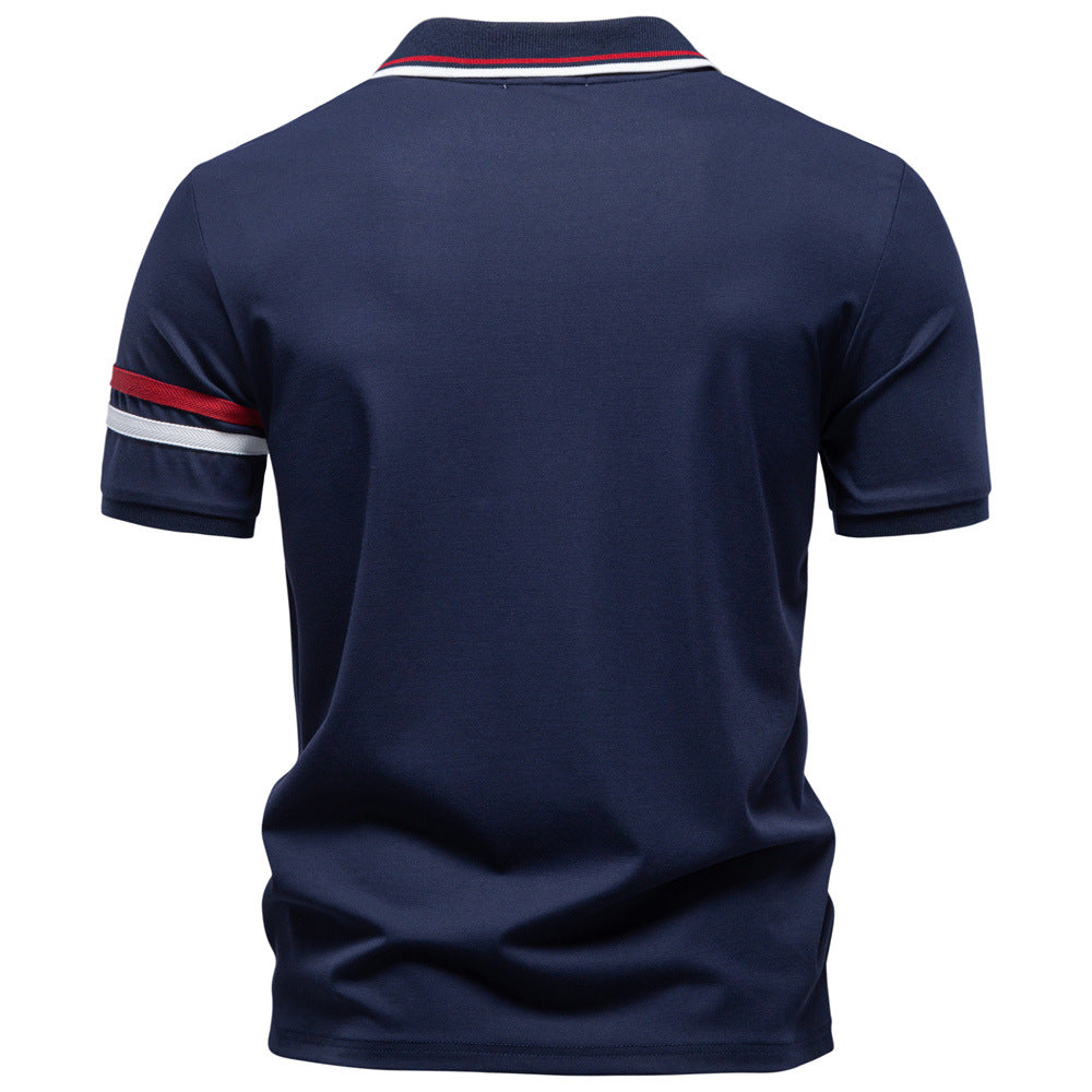 Polo urbano de rendimiento con cremallera para hombre-thumbmail-8