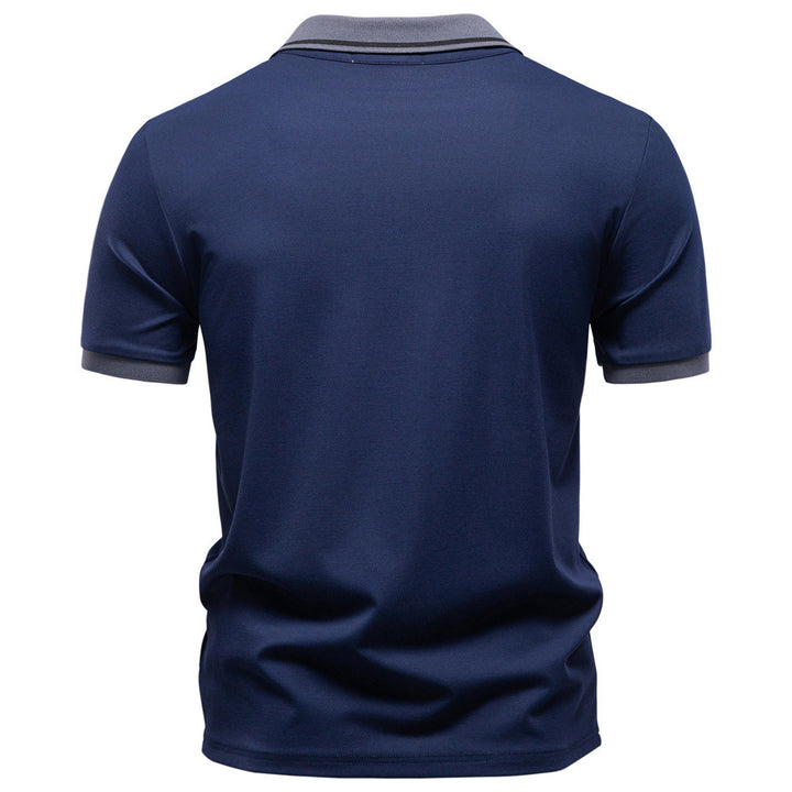 Men’s Classic Contrast Collar Polo Shirt