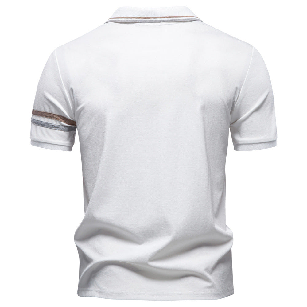 Polo urbano de rendimiento con cremallera para hombre-thumbmail-17