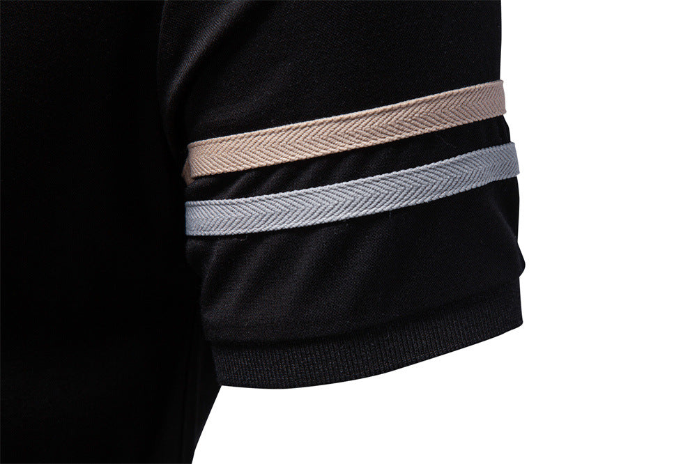 Polo urbano de rendimiento con cremallera para hombre-thumbmail-4