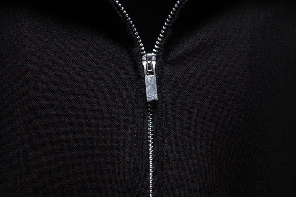 Polo urbano de rendimiento con cremallera para hombre-thumbmail-5