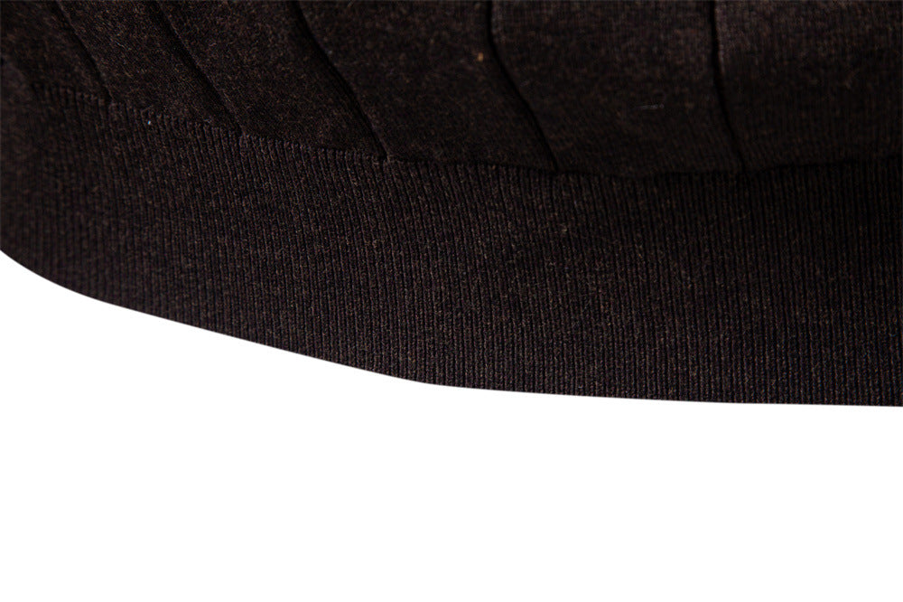 Camiseta clásica de punto de algodón acanalado para hombre-thumbmail-16