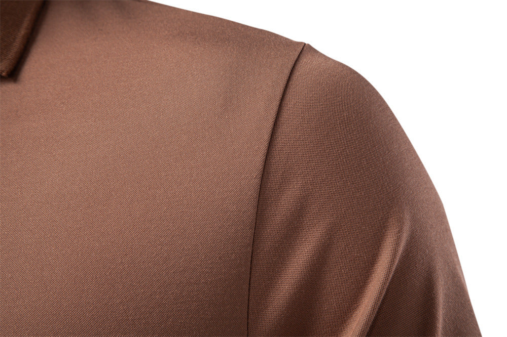 Polo premium de corte drapeado para hombre-thumbmail-15