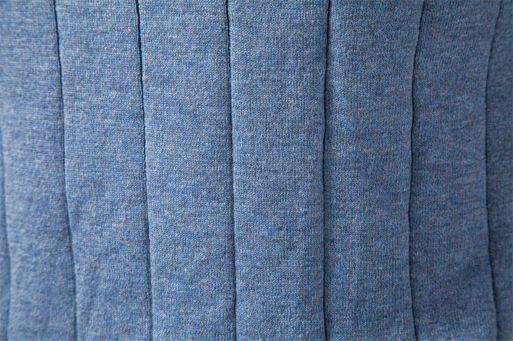 Camiseta clásica de punto de algodón acanalado para hombre-thumbmail-20