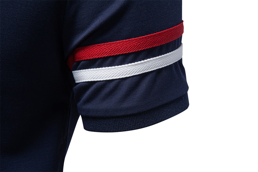 Polo urbano de rendimiento con cremallera para hombre-thumbmail-12