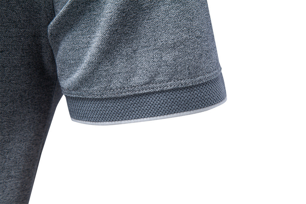 Polo refinado con cuello y cremallera para hombre-thumbmail-6