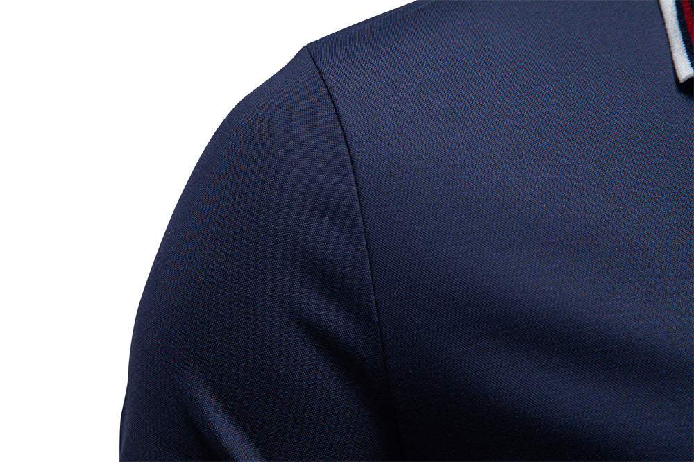 Polo urbano de rendimiento con cremallera para hombre-thumbmail-13
