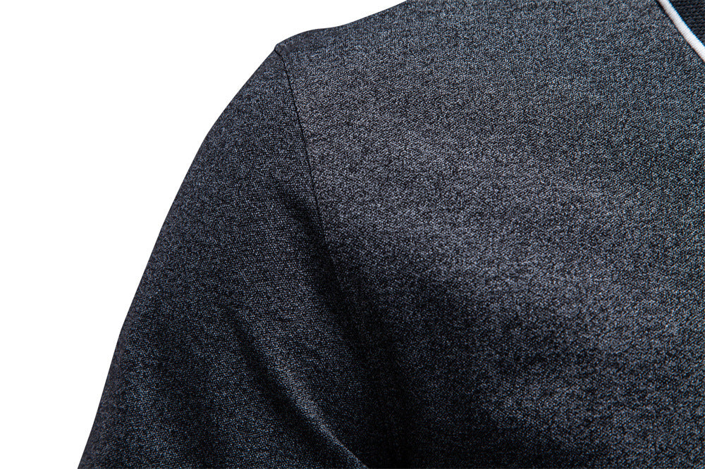 Polo refinado con cuello y cremallera para hombre-thumbmail-16