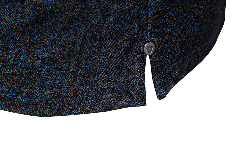 Polo refinado con cuello y cremallera para hombre-thumbmail-18