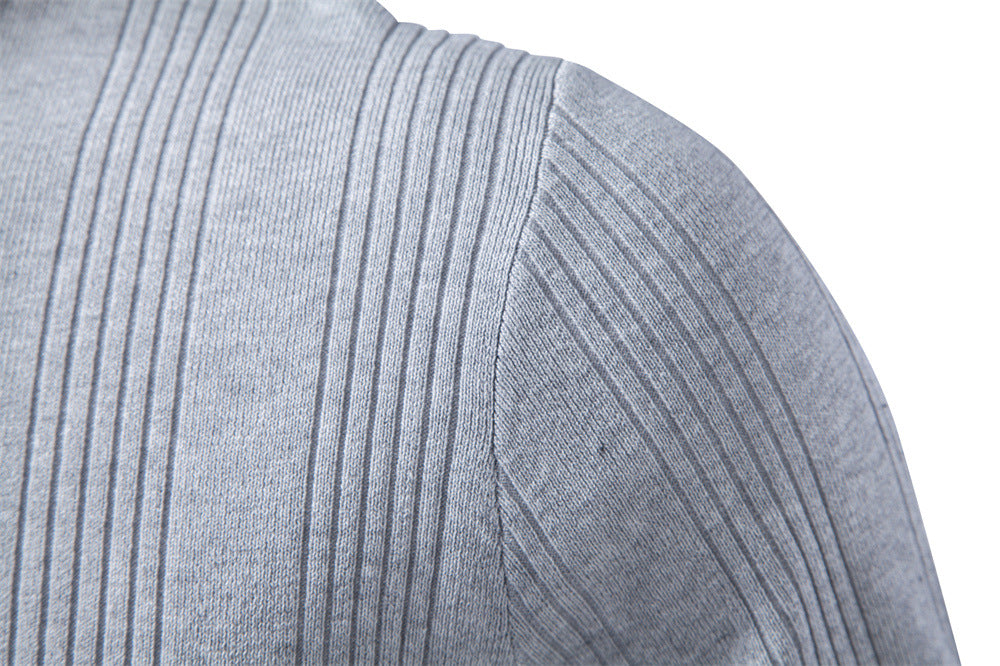 Men’s Classic Ribbed Knit Henley Shirt-thumbmail-17