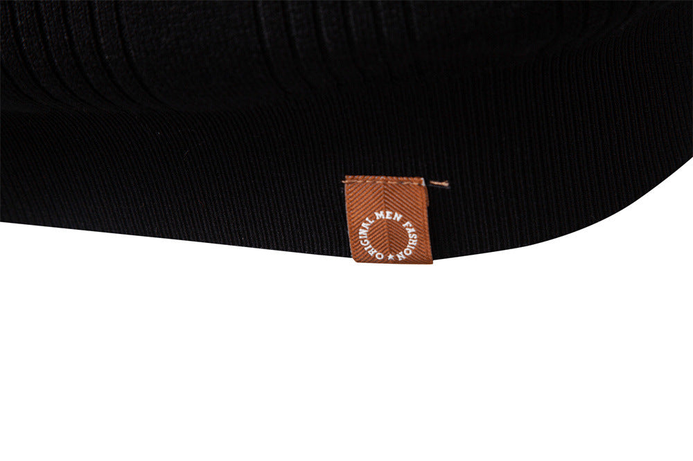 Men’s Classic Ribbed Knit Henley Shirt-thumbmail-21