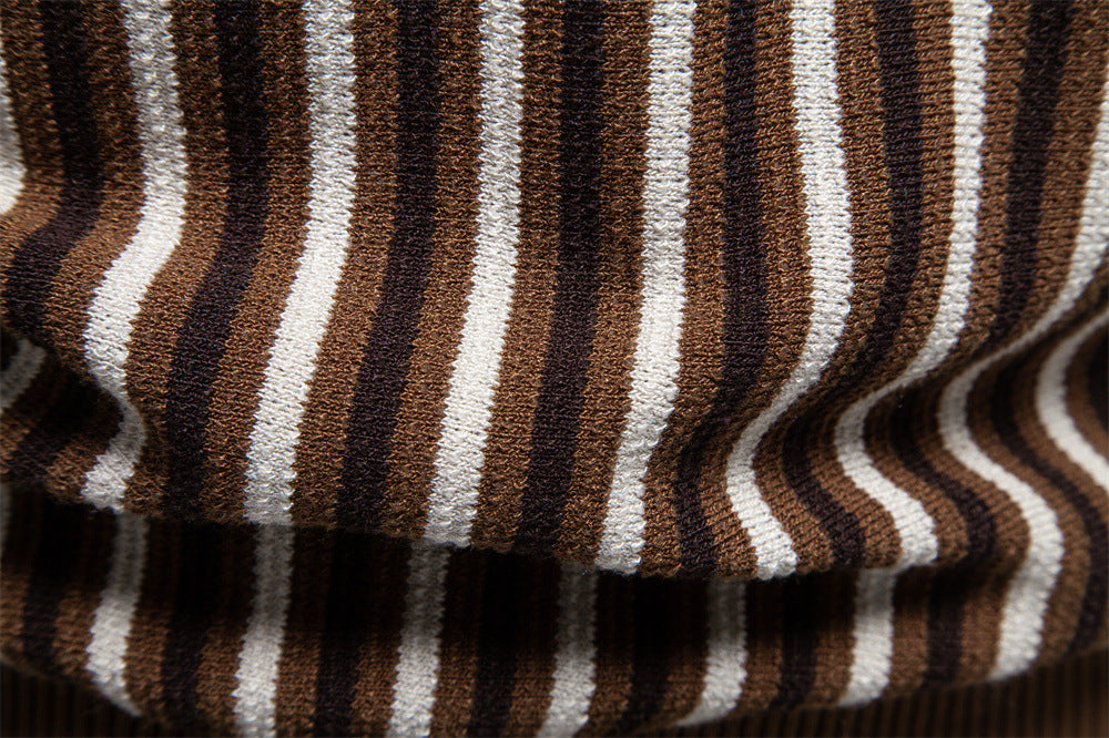 Men’s Vintage Stripe Knit Polo Shirt-thumbmail-8