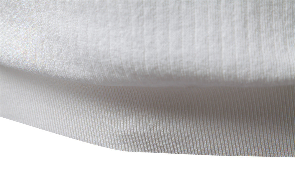 Men’s Classic Ribbed Knit Polo Shirt-thumbmail-34