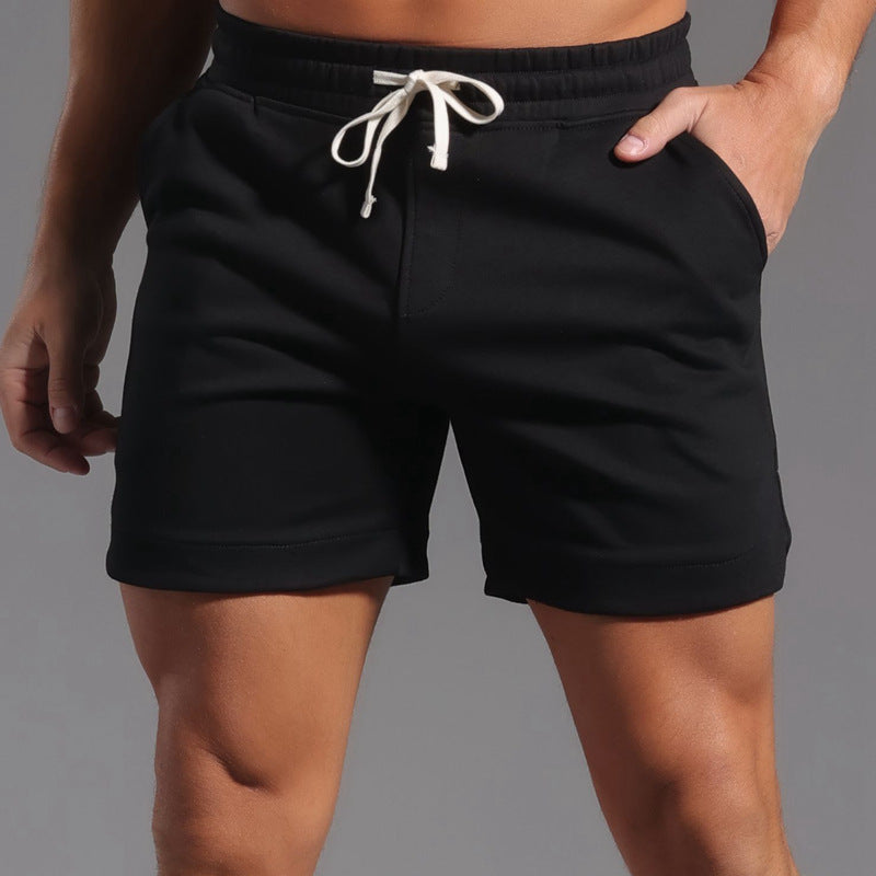 Men’s Cotton Athletic Training Shorts-5" Inseam-thumbmail-2