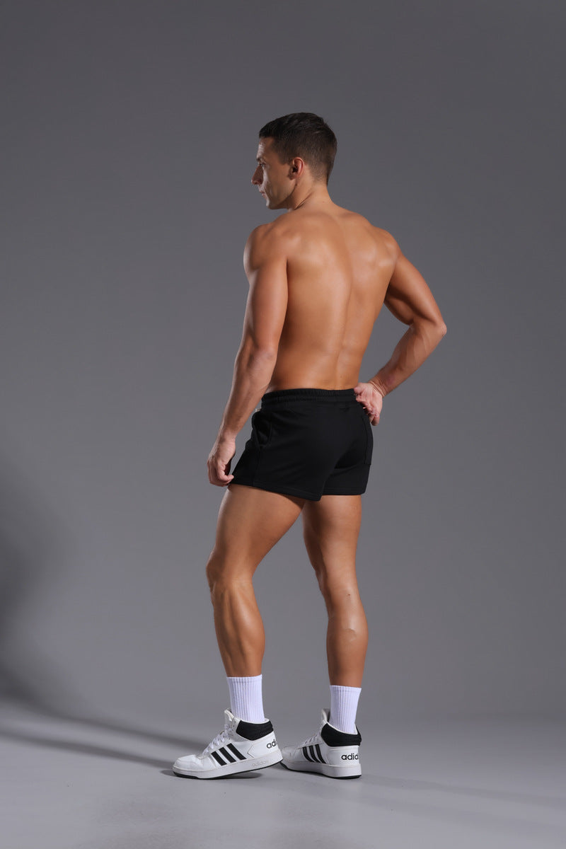 Shorts da uomo in cotone comfort con coulisse, cavallo interno da 2"-thumbmail-24