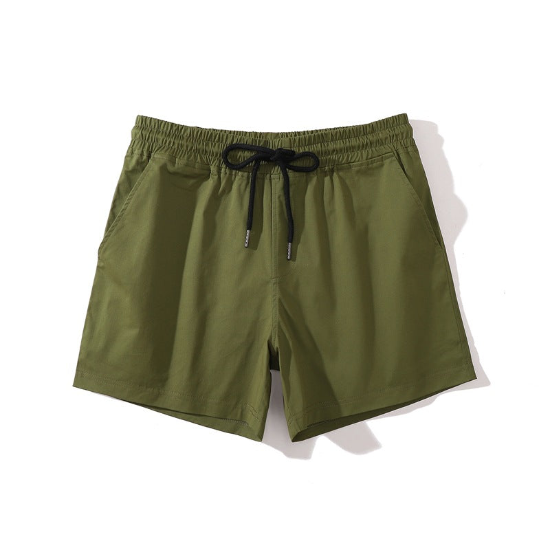 Men’s Elastic Waist Cotton Shorts-thumbmail-62