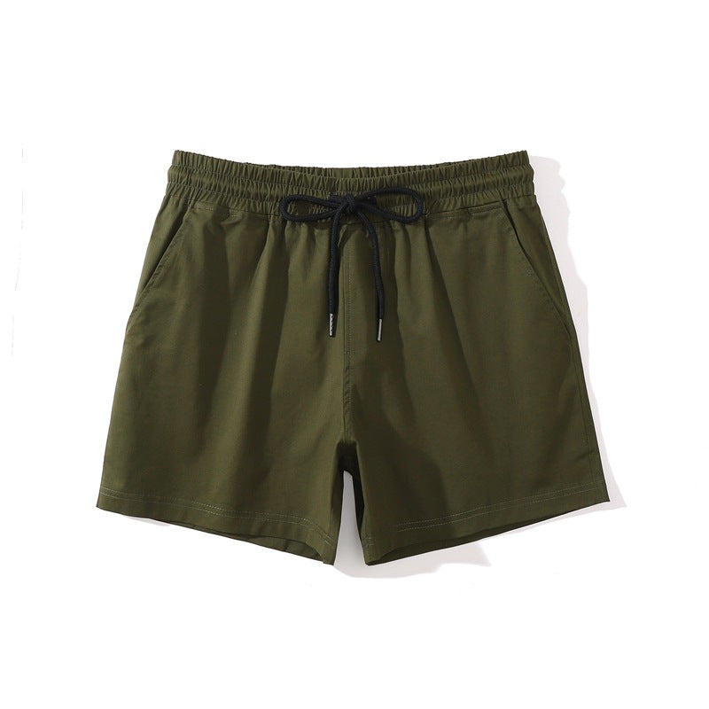 Men’s Elastic Waist Cotton Shorts-thumbmail-66