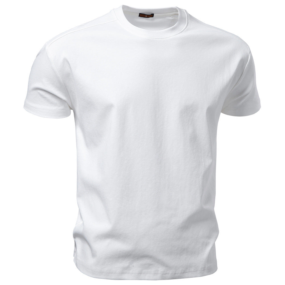 Camiseta de algodón elástico para hombre de corte estructurado-thumbmail-4