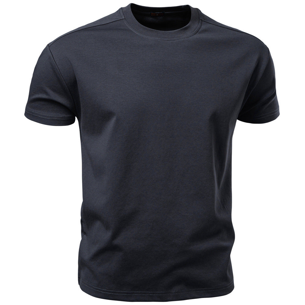Camiseta de algodón elástico para hombre de corte estructurado-thumbmail-8