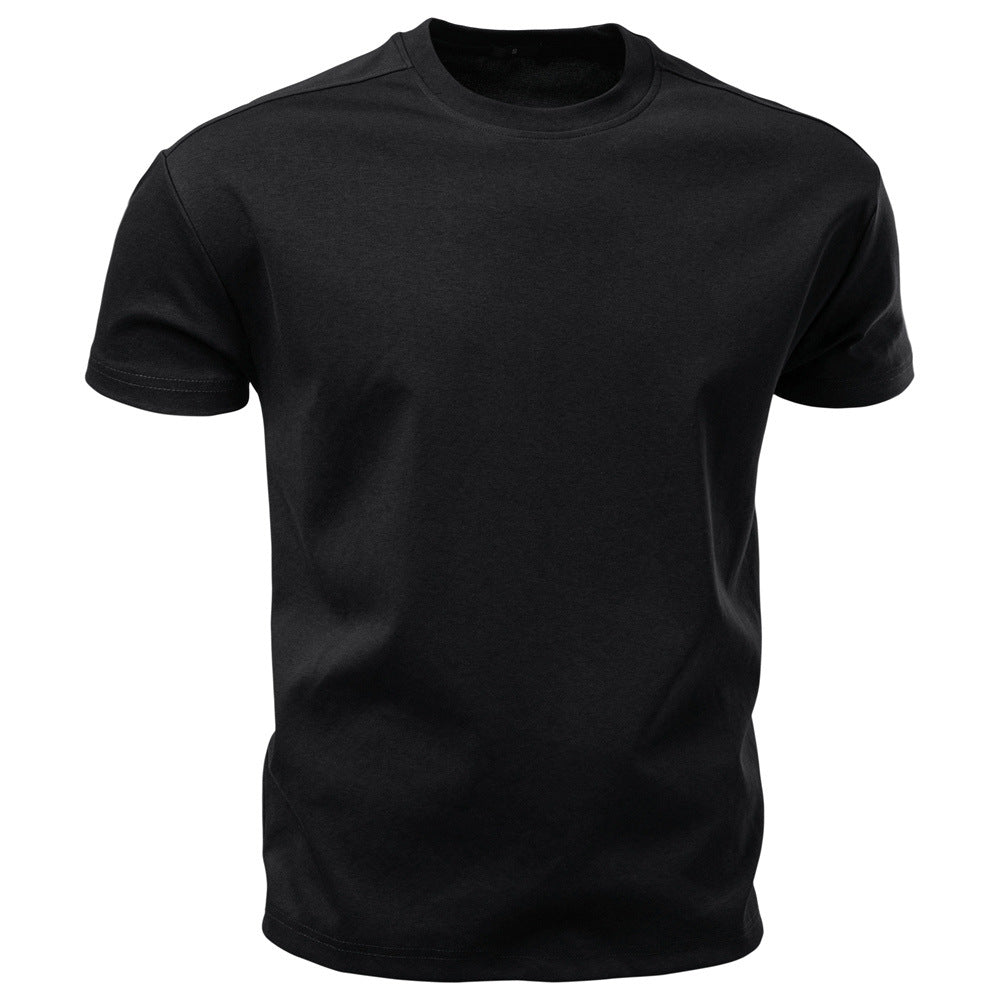 Camiseta de algodón elástico para hombre de corte estructurado-thumbmail-10