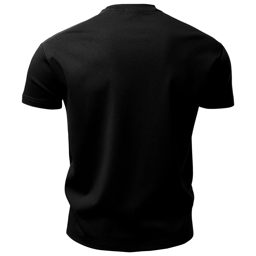 Camiseta de algodón elástico para hombre de corte estructurado-thumbmail-11