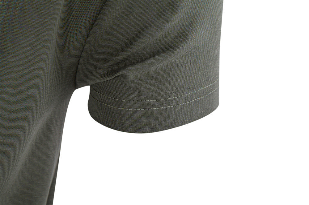 Camiseta de algodón elástico para hombre de corte estructurado-thumbmail-16