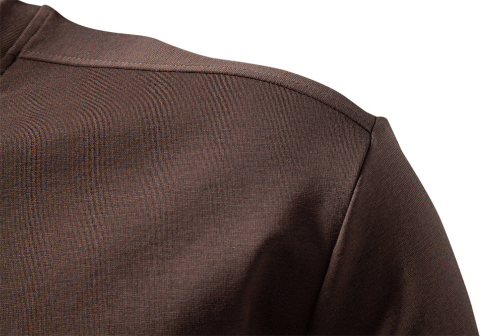 Camiseta de algodón elástico para hombre de corte estructurado-thumbmail-19