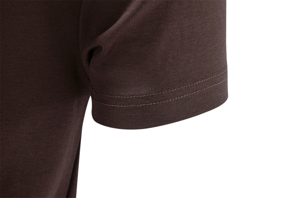 Camiseta de algodón elástico para hombre de corte estructurado-thumbmail-20