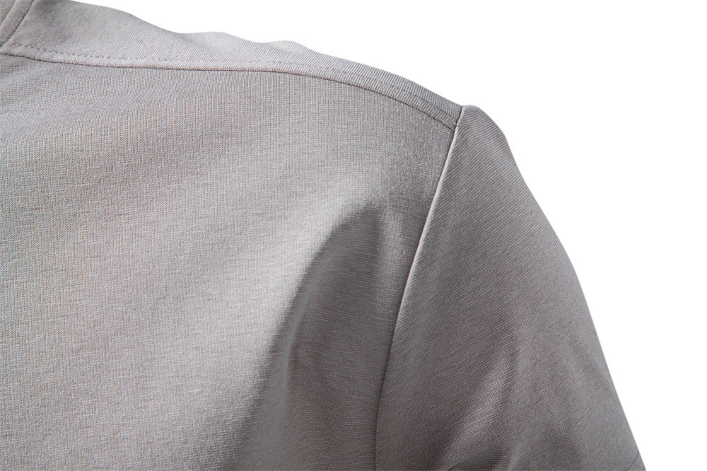 Camiseta de algodón elástico para hombre de corte estructurado-thumbmail-23