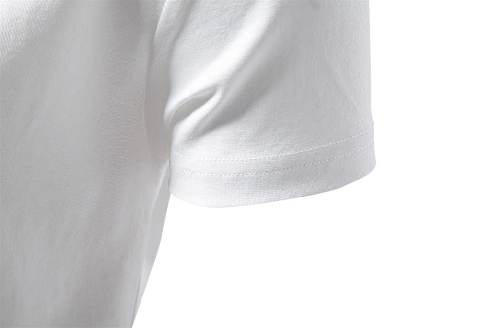 Camiseta de algodón elástico para hombre de corte estructurado-thumbmail-28