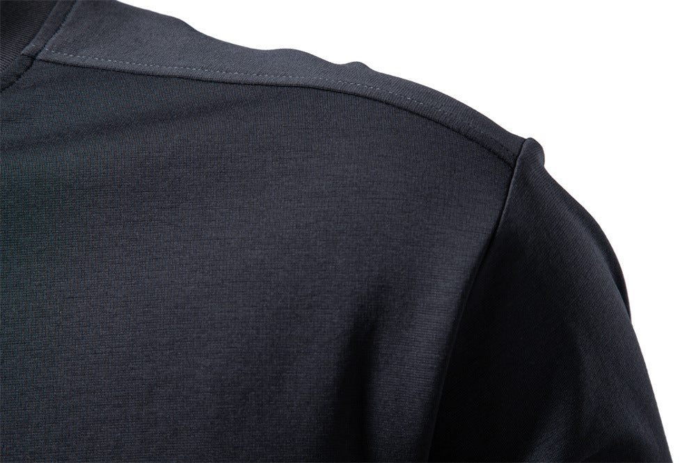 Camiseta de algodón elástico para hombre de corte estructurado-thumbmail-31