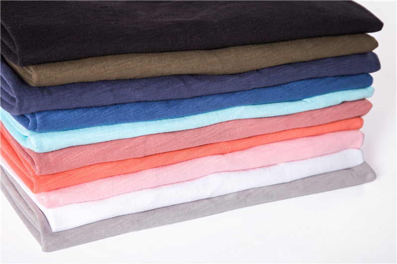 Men’s Slim Fit Slub Cotton Raw Edge Tee-thumbmail-22