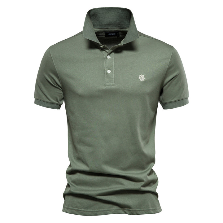 Men’s Cotton Embroidered Polo Shirt