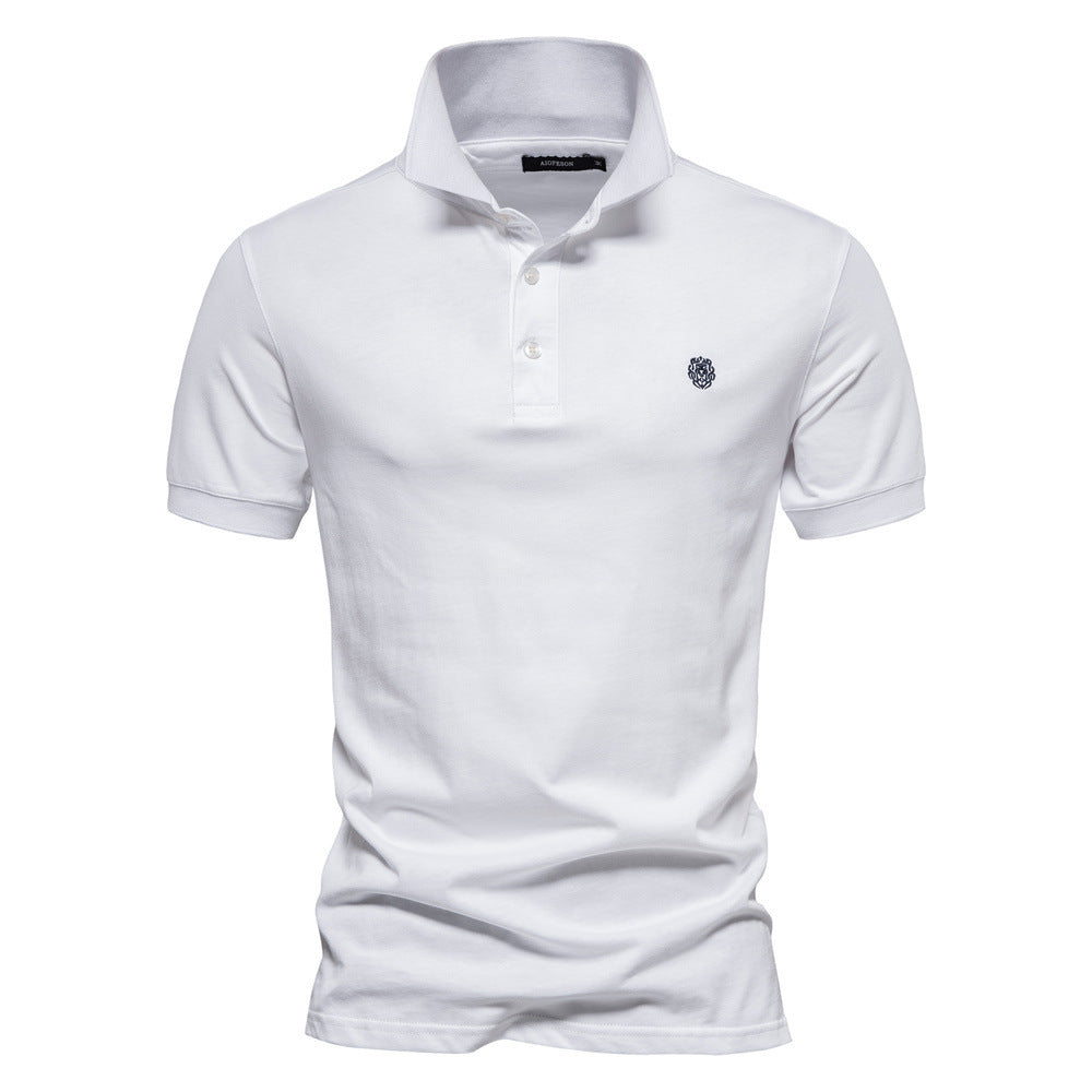 Polo de algodón bordado para hombre-thumbmail-4