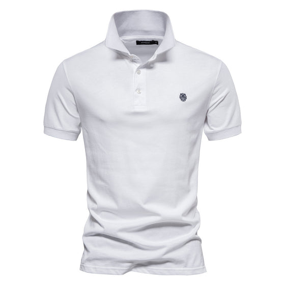 Men’s Cotton Embroidered Polo Shirt