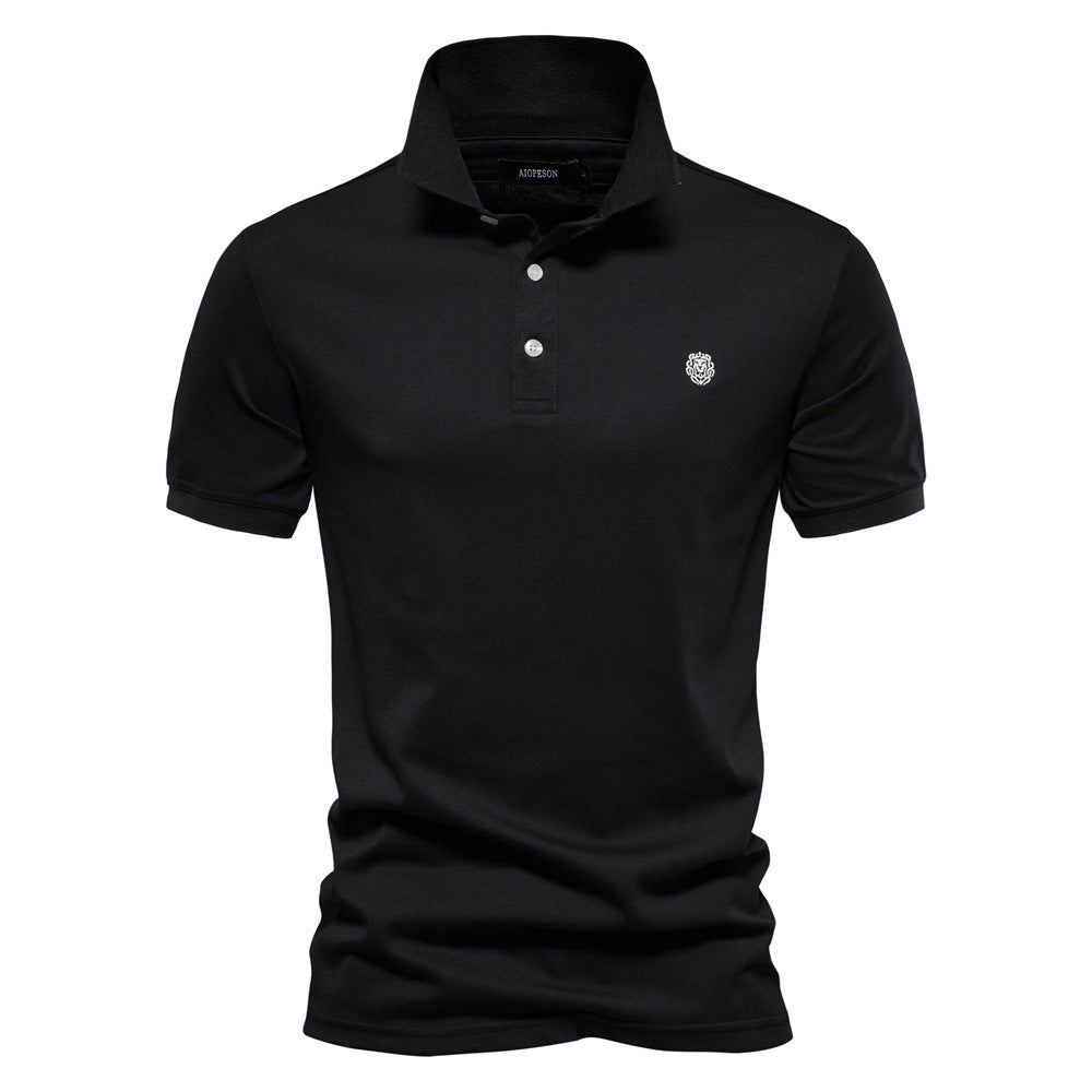 Polo de algodón bordado para hombre-thumbmail-5