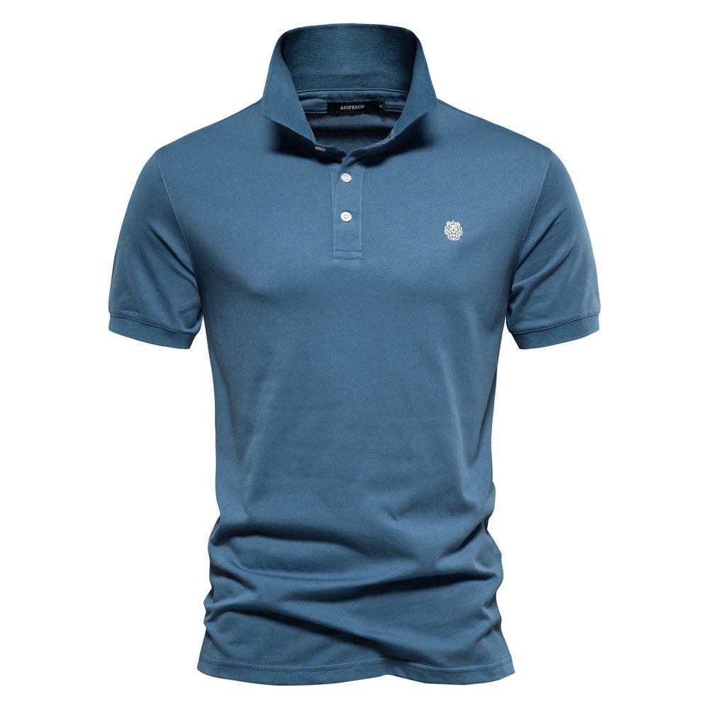 Polo de algodón bordado para hombre-thumbmail-6